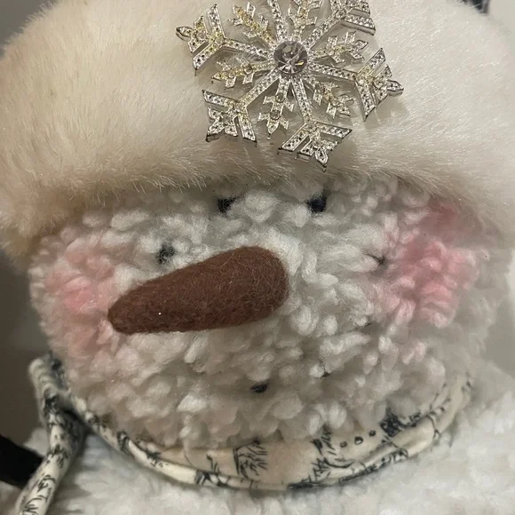 Cozy Snowman Holiday Decor with Black and White Accents vintage - Picture 7 of 10